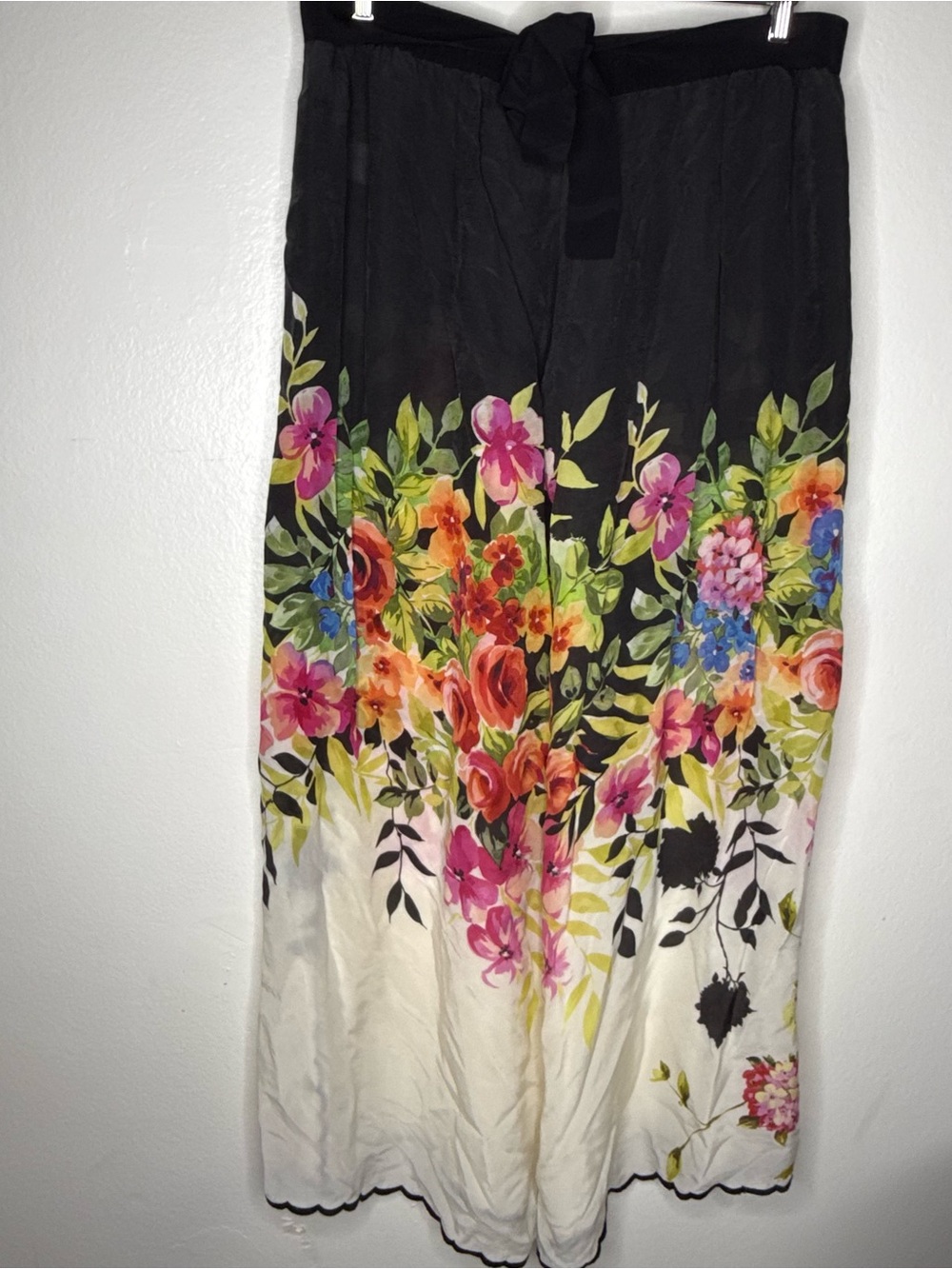 Johnny Was Maya Wide open Legs pants Sz XL Floral - Picture 4 of 10